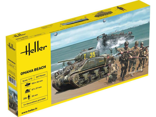 Heller 50332 Omaha Beach Diorama 1:72 Model Kit
