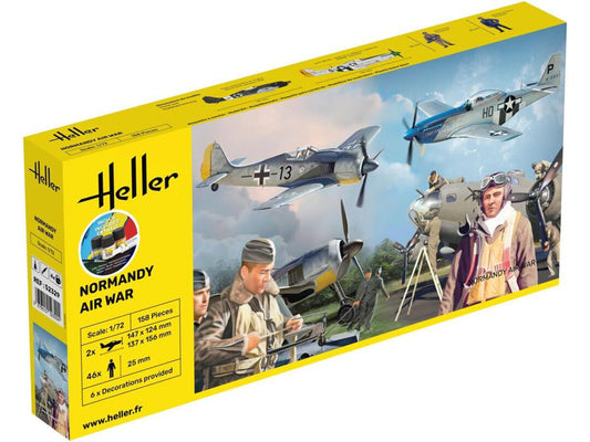 Heller 52329 Normandy Air War Diorama Starter Kit 1:72 Model Kit
