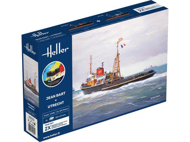 Heller 55602 Jean Bart & Utrecht Twin Set Starter Kit 1:200 Model Kit