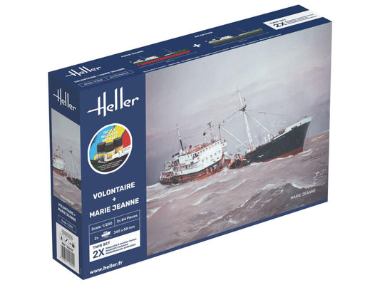 Heller 55604 Volontaire & Marie Jeanne Twin Set Starter Kit 1:200)