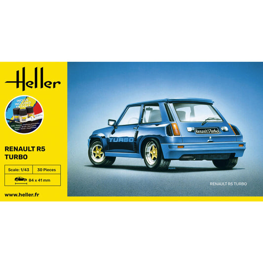 Heller 56150 Renault R5 Turbo STARTER SET 1:43 Model Kit