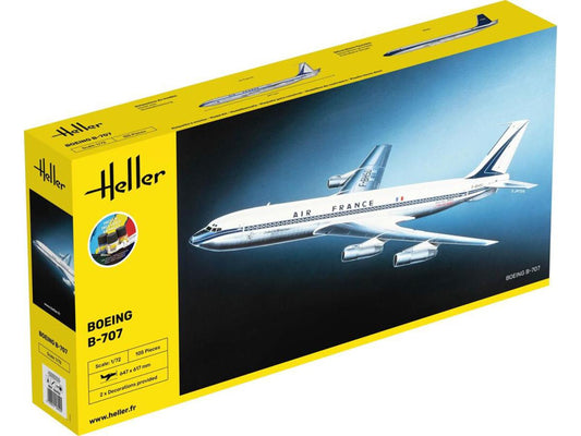 Heller 56452 Boeing B-707 Air France Starter Kit 1:72 Model Kit