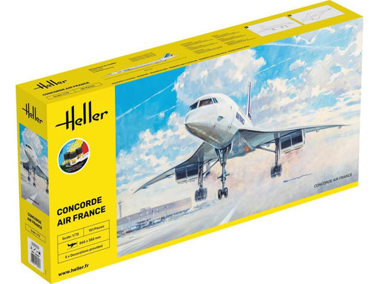 Heller 56469 Concorde Air France Starter Kit 1:72 Model Kit
