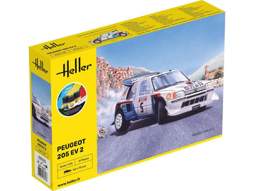 Heller 56716 Peugeot 205 EV2 Starter Kit 1:24 Model Kit