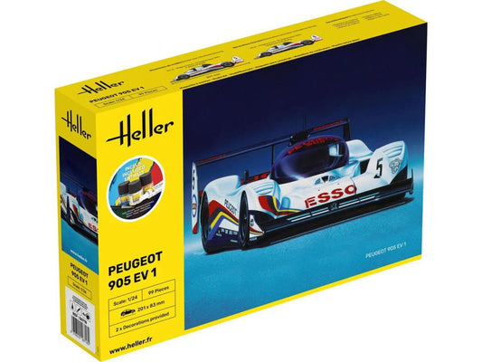 Heller 56718 Peugeot 905 EV1 Starter Kit 1:24 Model Kit
