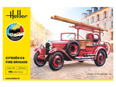 Heller 56733 Citroen C4 Fire Brigade Starter Kit 1:24 Model Kit