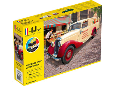 Heller 56736 Mercedes 179 V Lieferwagen Starter Kit 1:24 Model Kit