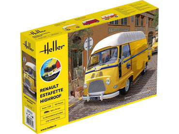 Heller 56740 Renault Estafette High Roof Starter Kit 1:24 Model Kit