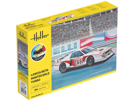 Heller 56741 Lancia Beta Montecarlo Turbo Starter Kit 1:24 Model Kit