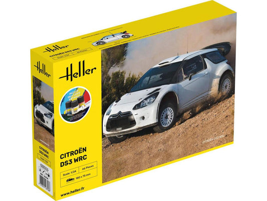 Heller 56758 Citroen DS3 WRC Starter Kit 1:24 Model Kit