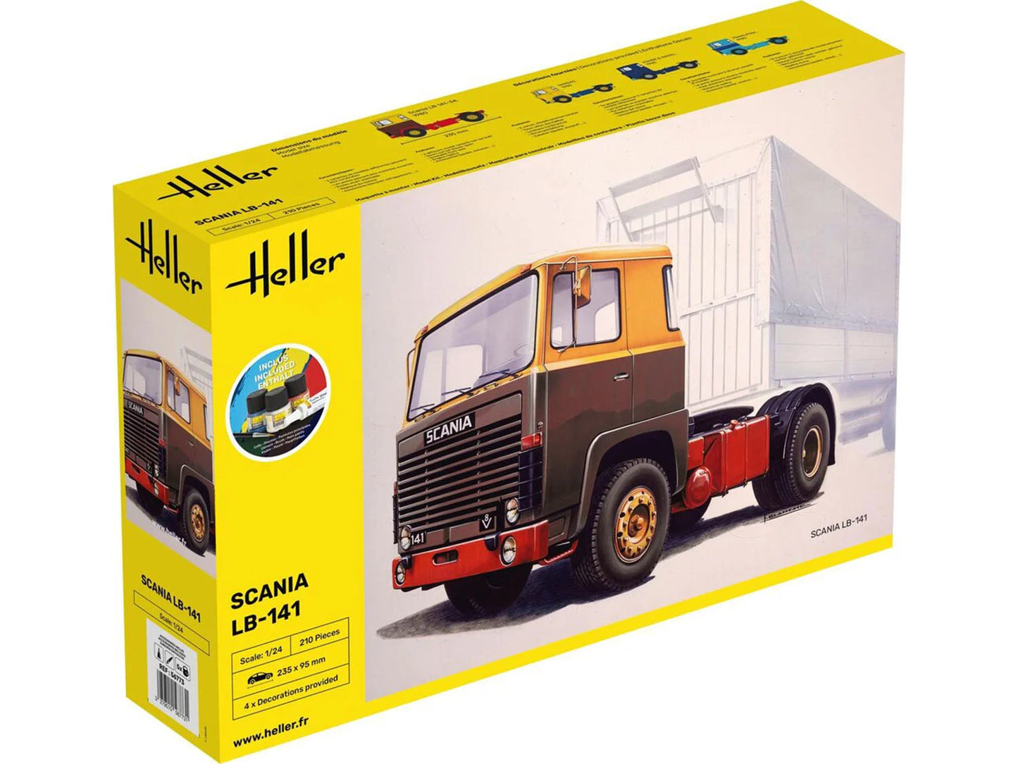 Heller 56773 Scania LB-141 Starter Kit 1:24 Model Kit