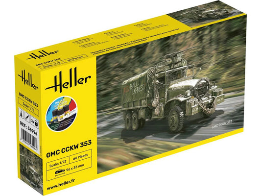 Heller 56996 US GMC CCKW 353 Starter Kit 1:72 Model Kit