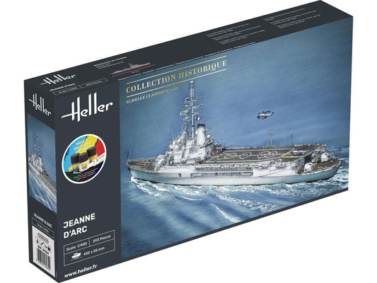 Heller 57034 French Warship Jeanne d'Arc Starter Kit 1:400 Model Kit