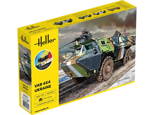 Heller 57130 Ukraine VAB 4x4 Starter Kit 1:35 Model Kit