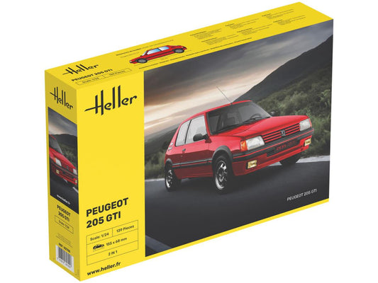 Heller 58705 Peugeot 205 GTI Starter Set 1:24 Model Kit