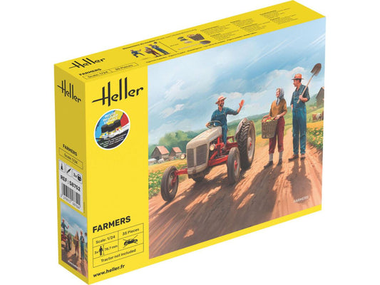 Heller 58752 Farmers Starter Kit 1:24 Model Kit