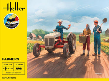 Heller 58752 Farmers Starter Kit 1:24 Model Kit