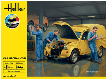 Heller 58756 Car Mechanics Set II Starter Kit 1:24 Model Kit