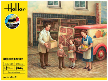 Heller 58758 Grocer Family Set Starter Kit 1:24 Model Kit