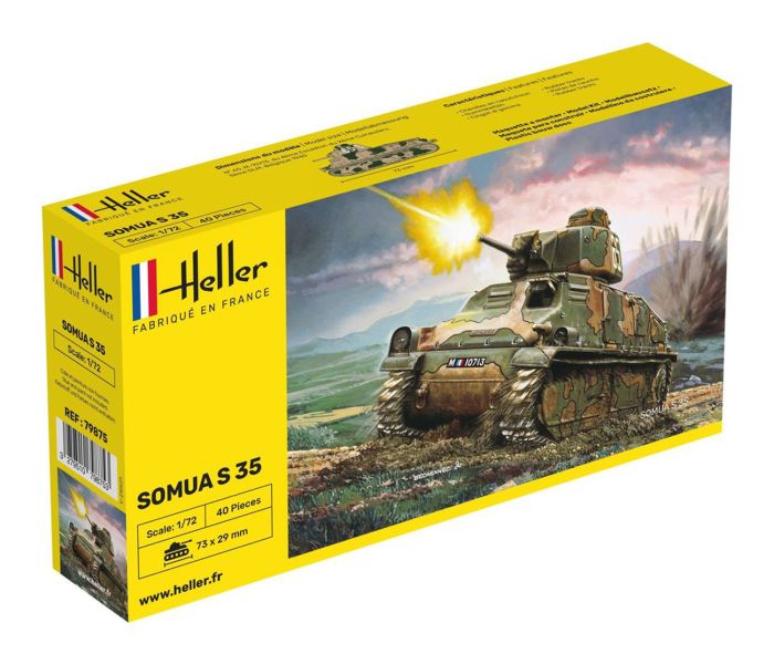 Heller 79875 French Somua S35 1:72 Model Kit