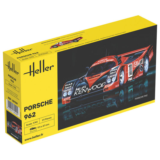 Heller 80109 Porsche 962 1:43 Model Kit