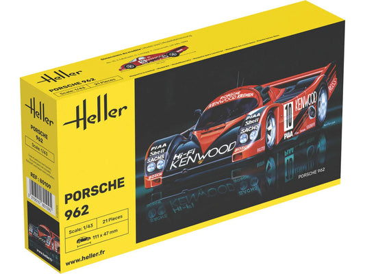Heller 80109 Porsche 962 1:43 Model Kit