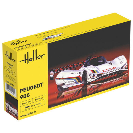 Heller 80110 Peugeot 905 1:43 Model Kit