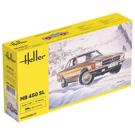 Heller 80171 Mercedes Benz 450 SL 1:43 Model Kit
