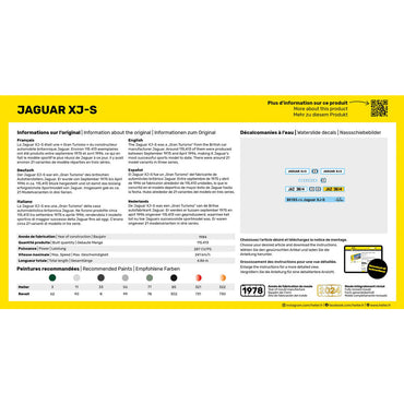 Heller 80183 Jaguar XJS 1:43 Model Kit