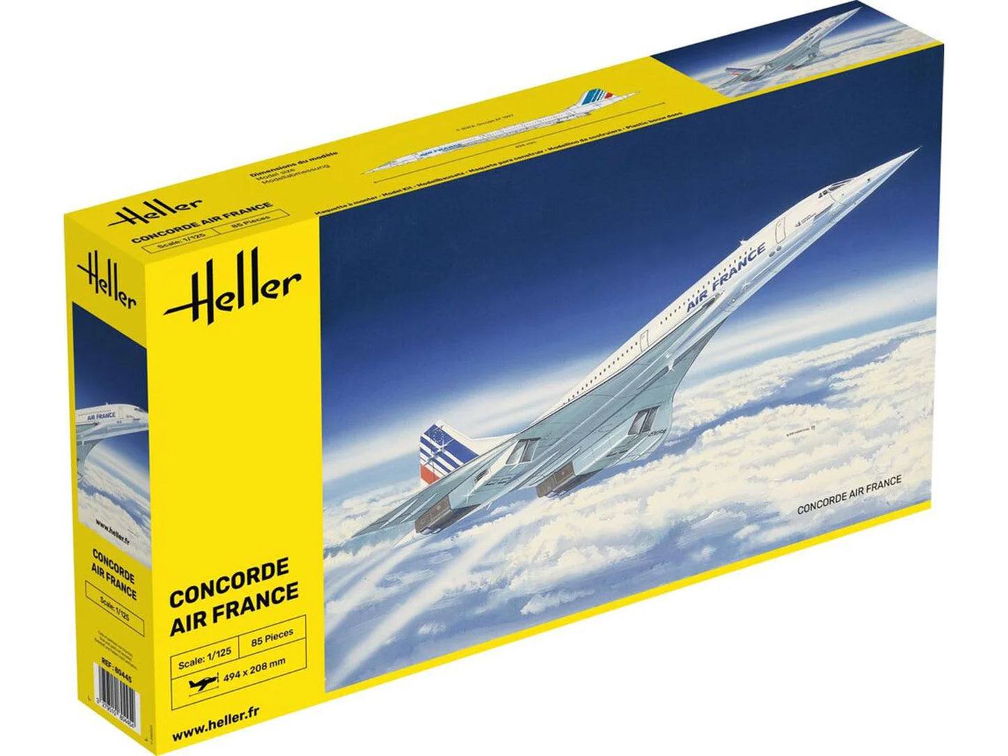 Heller 80445 Concorde Air France 1:125 Model Kit