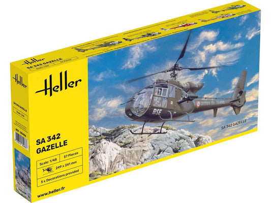 Heller 80486 SA 342 Gazelle 1:48 Model Kit