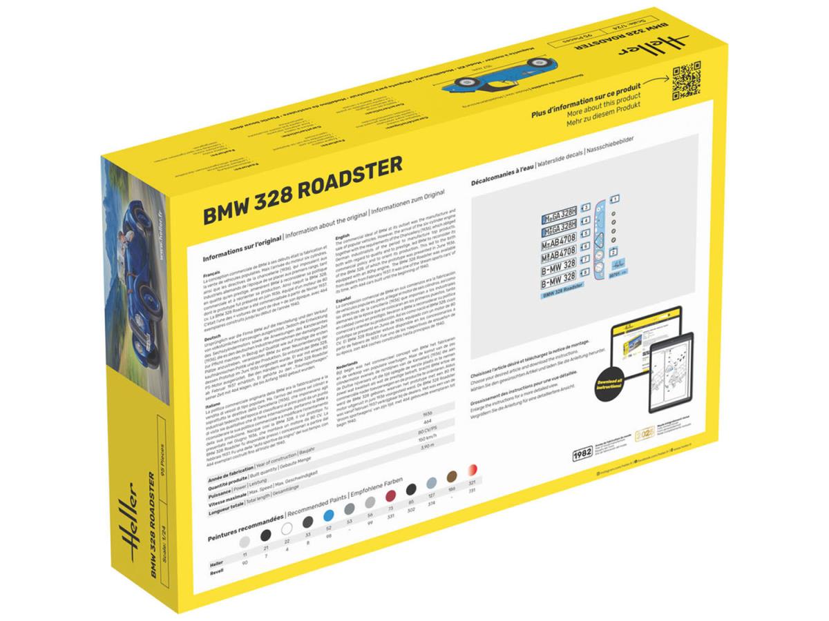 Heller 80701 BMW 328 Roadster 1:24 Model Kit