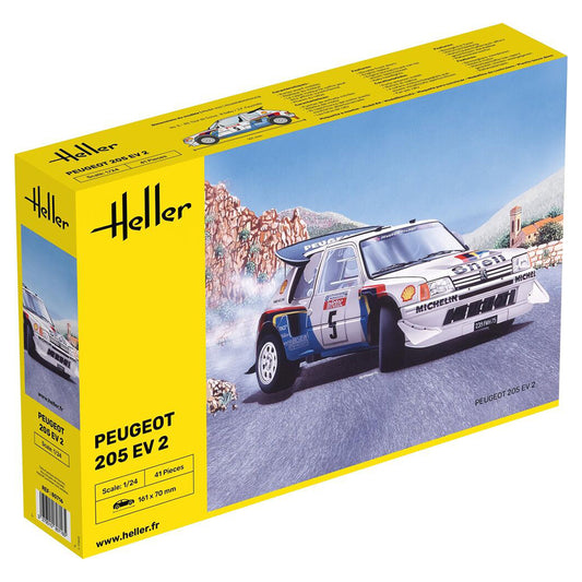 Heller 80716 Peugeot 205 EV 2 1:24 Model Kit