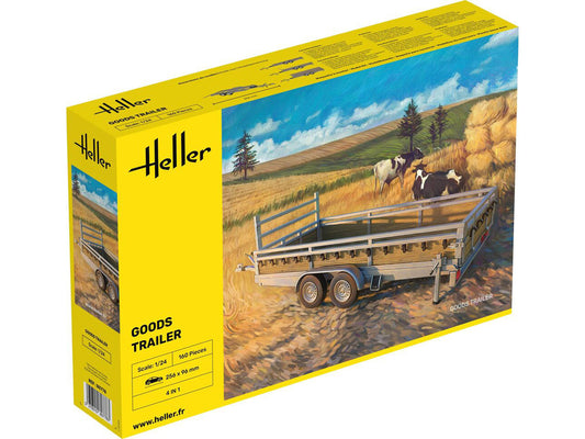 Heller 80778 Goods Trailer 1:24 Model Kit