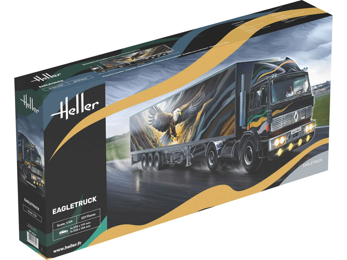 Heller 80784 Eagletruck Lorry 1:24 Model Kit