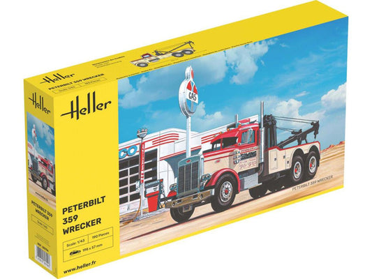 Heller 80794 Peterbilt 359 Wrecker 1:43 Model Kit
