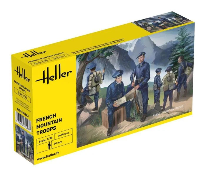 Heller 81223 French Mountain Troops 1:35 Model Kit