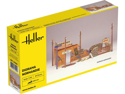 Heller 81250 Normandy Diorama 1:35 Model Kit