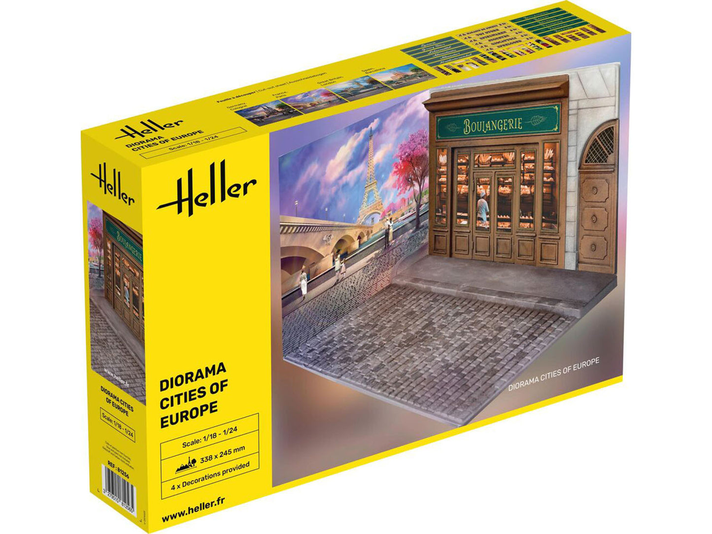 Heller 81256 Cities of Europe Diorama 1:24 Model Kit