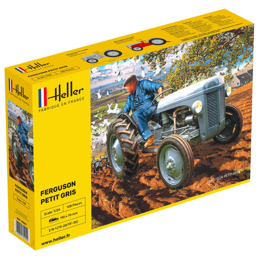 Heller 81401 Ferguson Petit Gris Tractor 1:24 Model Kit