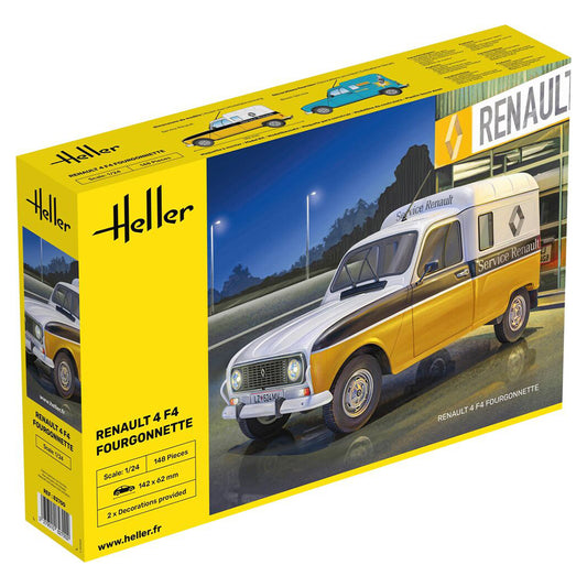 Heller 82700 Renault 4 Fourgonette F4 1:24 Model Kit