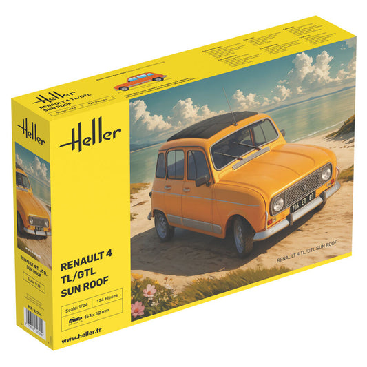 Heller 82704 Renault 4 TL/GTL Sun Roof 1:24 Model Kit