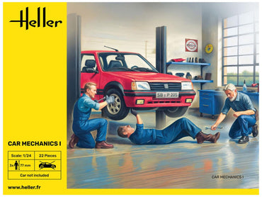 Heller 82755 Car Mechanics Workers Figures 1:24 Model Kit