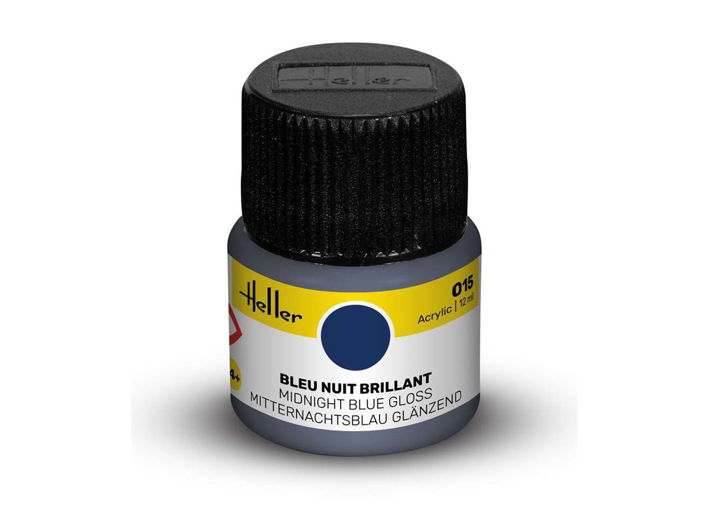 Heller 9015 015 Midnight Blue Gloss Acrylic Paint 12ml