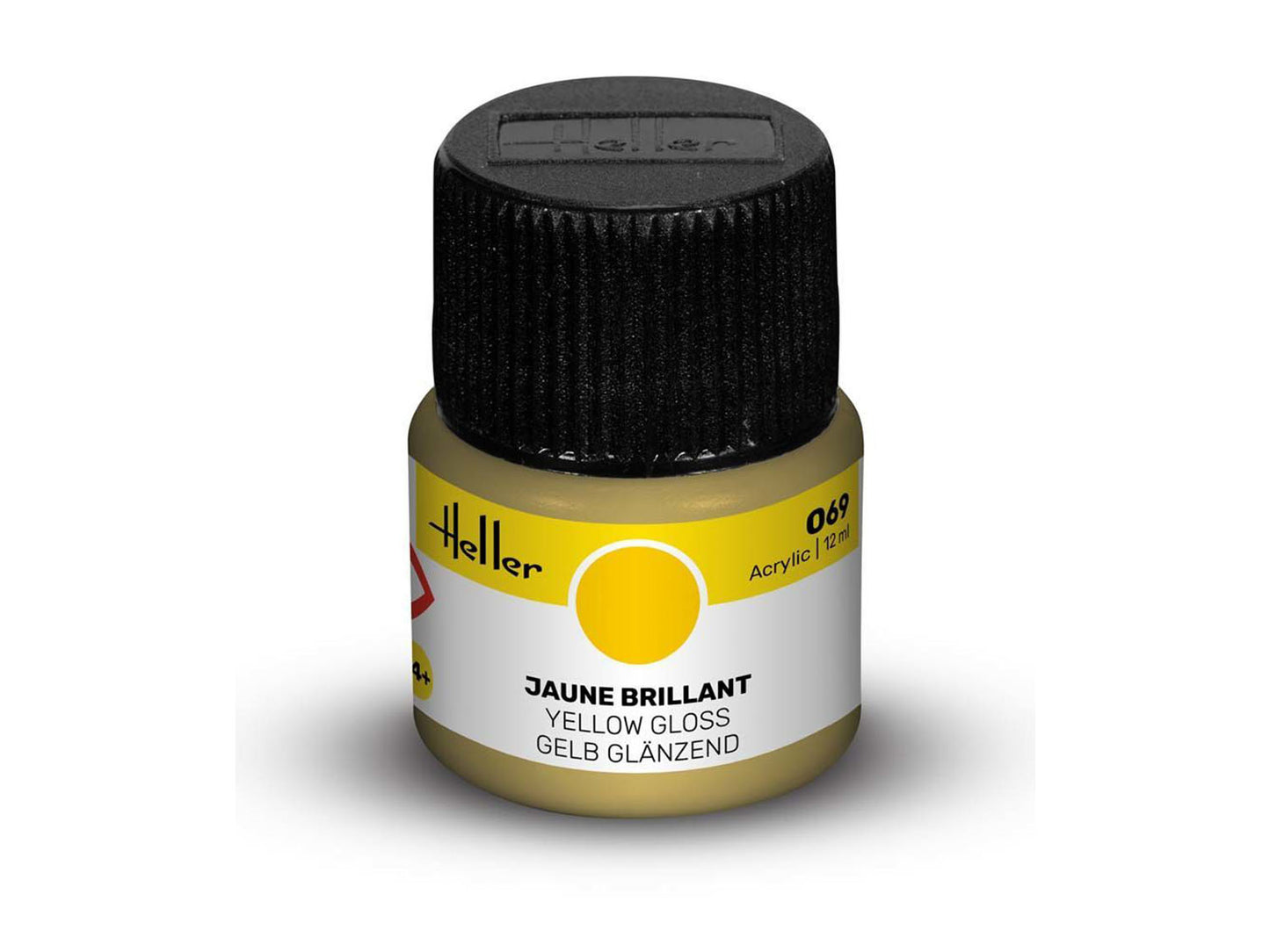 Heller 9069 069 Yellow Gloss Matt Acrylic Paint 12ml