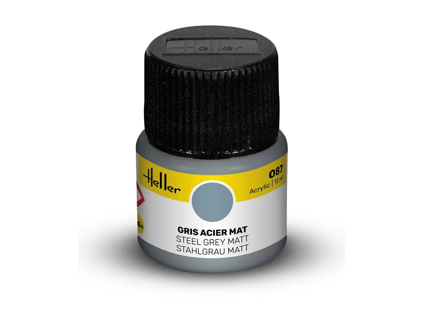 Heller 9087 087 Steel Grey Matt Acrylic Paint 12ml