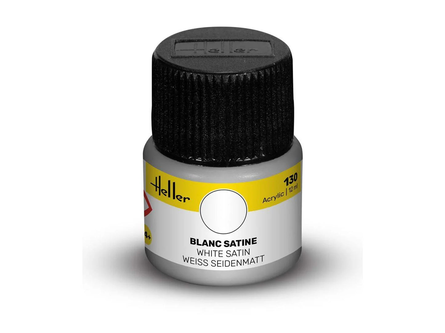 Heller 9130 130 White Satin Acrylic Paint 12ml