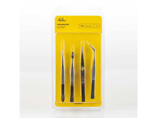 Heller 99023 Tweezer Set (4)