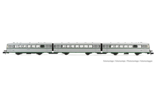 Arnold RENFE 591.300 3 Car DMU Silver III HIN2352 N Gauge