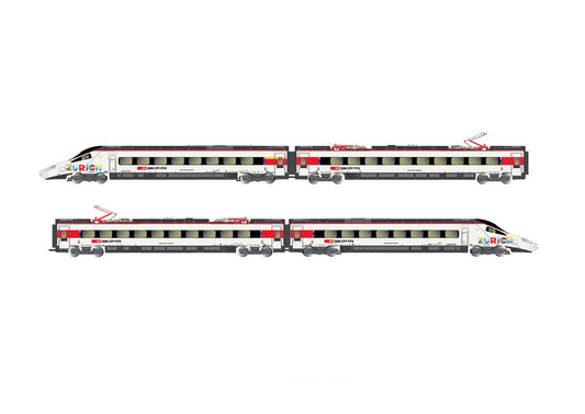 Arnold SBB Astoro RABe 503 018 4 Car EMU ECE190 Munchen-Zurich VI HIN2567 N Gauge